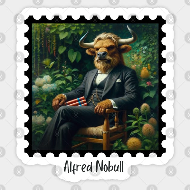 Alfred Nobull II Sticker by EarthisticWear